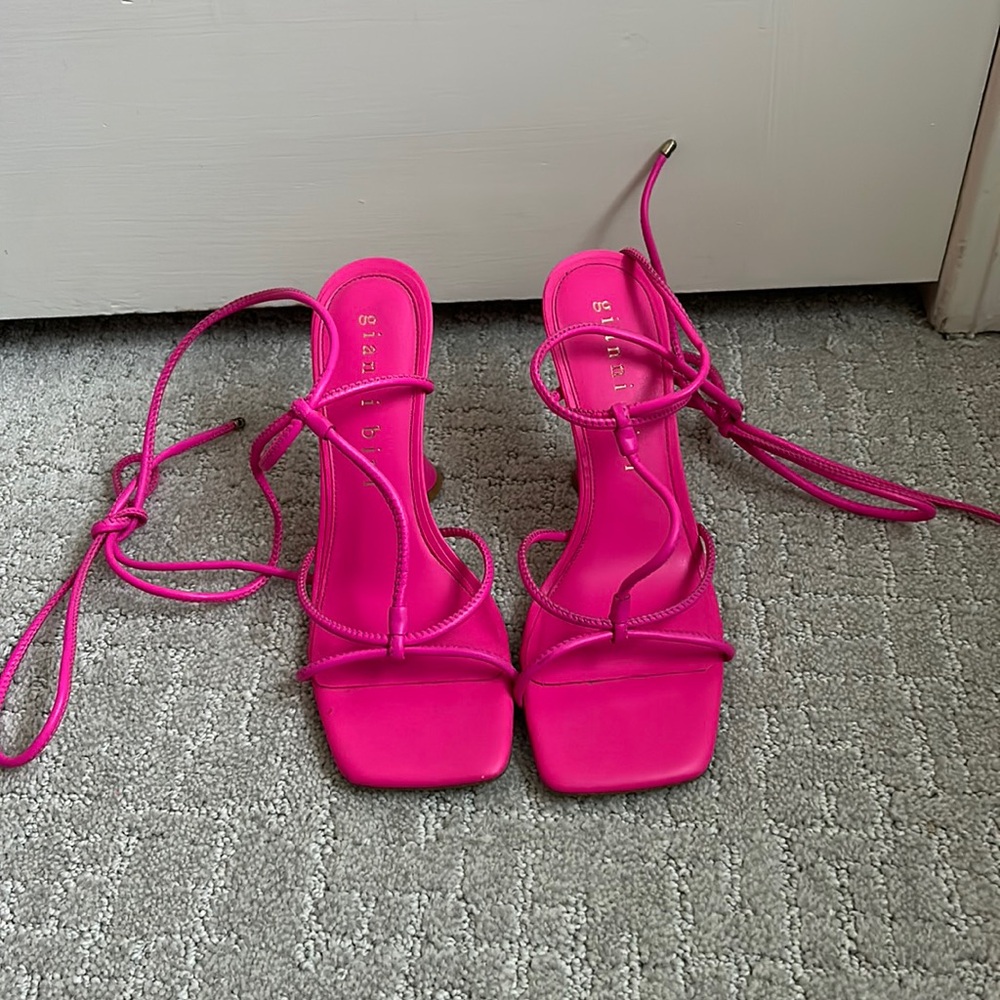 Gianni bini pink heels. Size 8 1/2